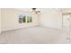 Bonus room with natural light, ceiling fan and neutral carpet at 2755 Asgard Ave, Las Vegas, NV 89121