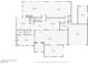First floor plan depicting the living spaces including the kitchen, living room, and garage at 2755 Asgard Ave, Las Vegas, NV 89121