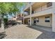 This backyard is fully fenced and has gravel landscaping at 2856 Trossachs St, Henderson, NV 89044