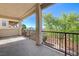 Covered patio with iron railing offering great outdoor living space at 2856 Trossachs St, Henderson, NV 89044