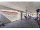 Covered back patio with ample room for storage and seating at 2990 Carnelian St, Las Vegas, NV 89121