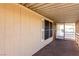 Screened-in porch with carpeting and a view to the outside at 3471 Cape Cod Dr, Las Vegas, NV 89122