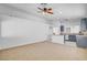 Open floor plan connects living area and kitchen, creating a great space at 406 River Glider Ave, North Las Vegas, NV 89084