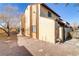 Charming home featuring a neutral color scheme, wood accents, and low-maintenance gravel landscaping at 538 Kristin Ln, Henderson, NV 89011