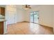 Bright, tiled living room featuring sliding glass doors to the outside at 5650 E Sahara Ave # 1001, Las Vegas, NV 89142