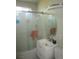 Fresh bathroom with glass-enclosed shower and modern sink and fixtures at 6409 Burgundy Way, Las Vegas, NV 89107