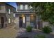 Charming front porch with cozy bench seating, providing a relaxing outdoor space at 7890 S Miller Ln, Las Vegas, NV 89113