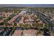 An aerial view of a Las Vegas, Nevada apartment complex, showing its buildings, parking, and nearby businesses at 8455 W Sahara Ave # 289, Las Vegas, NV 89117