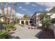 Community gathering area with benches, mature landscaping, and manicured lawns at 8455 W Sahara Ave # 289, Las Vegas, NV 89117