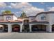 Inviting townhome showcasing assigned covered parking, common stairways, and neutral colors at 8455 W Sahara Ave # 289, Las Vegas, NV 89117