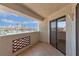 Patio offers neighborhood views, with sliding glass doors to the interior at 8455 W Sahara Ave # 289, Las Vegas, NV 89117