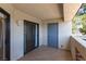 Spacious patio with sliding glass doors and room for outdoor seating at 8455 W Sahara Ave # 289, Las Vegas, NV 89117