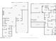 Detailed floor plan showcasing the layout of a two-story home with dimensions for rooms, closets, and bathrooms at 8984 Rolling Pietra St, Las Vegas, NV 89166