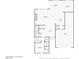 First floor plan with kitchen, living room, office, and two bathrooms at 8984 Rolling Pietra St, Las Vegas, NV 89166