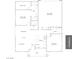 Detailed floor plan showing layout of living room, kitchen, bedrooms, and bathrooms for the property at 909 Allister Fields Ln, Las Vegas, NV 89138