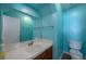 Stylish bathroom featuring updated fixtures, and a bright and airy atmosphere at 9449 Amber Valley Ln, Las Vegas, NV 89134