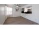 Dining room with a view into the kitchen and backyard at 9449 Amber Valley Ln, Las Vegas, NV 89134