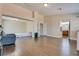 Bonus room is spacious with hardwood floors and recessed lights at 9746 Vista Cache Ct, Las Vegas, NV 89148