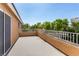 Spacious second story balcony overlooking the home's backyard, perfect for entertaining or relaxing at 1798 Lakewood Dr, Henderson, NV 89012