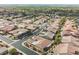 Expansive aerial view of a residential neighborhood with well-maintained homes and desert landscaping at 2080 Powder Springs St, Henderson, NV 89052
