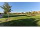 Manicured green space with walking trails, landscaping, and trees offers relaxation for families in the neighborhood at 2194 Trivero St, Henderson, NV 89044