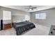Bedroom featuring a large window for natural light and neutral color carpet at 2531 Dollison Ave, North Las Vegas, NV 89081