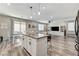Open kitchen and living area with modern decor at 2531 Dollison Ave, North Las Vegas, NV 89081