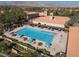 Spacious community pool with lounge chairs, manicured landscaping, providing a relaxing outdoor experience at 2624 Spalding Dr, Las Vegas, NV 89134
