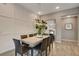 Chic dining room with stylish decor, a modern table and easy access to other living areas at 4336 Guava Ct # 0, Las Vegas, NV 89135