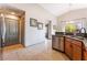 Bright kitchen features stainless steel appliances, granite countertops, and ample cabinet space at 4508 Dragon Fly Creek Ave, North Las Vegas, NV 89031