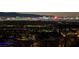 Spectacular city skyline at night, offering a captivating backdrop for outdoor living at 527 Serenity Point Dr, Henderson, NV 89012