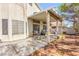 A cozy backyard with a covered patio offers an inviting space for outdoor seating and entertainment at 5539 Foxtail Ridge St, North Las Vegas, NV 89031