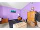 Spacious bedroom with vaulted ceiling and neutral carpet at 5539 Foxtail Ridge St, North Las Vegas, NV 89031
