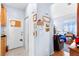 Entryway with decorative wall hangings, leading to living area at 5539 Foxtail Ridge St, North Las Vegas, NV 89031