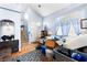 Bright living room featuring high ceilings and an open layout at 5539 Foxtail Ridge St, North Las Vegas, NV 89031
