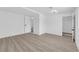 Bright bedroom with vinyl floors and white paint at 6741 Bonillo Dr, Las Vegas, NV 89103