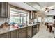 Bright kitchen with stainless steel sink and spacious countertops at 8229 Sedona Sunrise Dr, Las Vegas, NV 89128