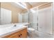 Full bathroom includes tile countertops, a single sink and a shower and tub combination at 10037 Summer Oak Ln # 102, Las Vegas, NV 89134