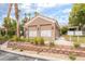 This is a community mailbox station with lush landscaping and beautiful plants at 10037 Summer Oak Ln # 102, Las Vegas, NV 89134