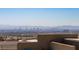 Rooftop view of the Las Vegas skyline on a clear day, with distant mountains at 11695 Gentle Birdsong Ave, Las Vegas, NV 89138