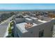 A private rooftop patio offers an intimate outdoor seating area with views of the surrounding cityscape at 11695 Gentle Birdsong Ave, Las Vegas, NV 89138