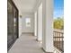 Charming balcony with classic railings and views of mountains and trees, perfect for relaxation at 11906 Port Labelle Dr, Las Vegas, NV 89141