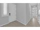 Welcoming entryway features tiled flooring, a window with shutters, and a secure door at 11909 Pippa Ave, Las Vegas, NV 89138