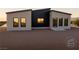 Modern home featuring minimalist landscaping and a unique contemporary design at 1321 Blagg, Pahrump, NV 89048