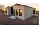 Contemporary home with a minimalist aesthetic, showcasing clean lines and simple landscaping at 1321 Blagg, Pahrump, NV 89048