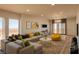 Bright living room featuring desert views, contemporary decor, and comfortable seating arrangements at 1321 Blagg, Pahrump, NV 89048