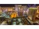 Stunning city view at night showcasing illuminated high-rise buildings and vibrant skyline of Las Vegas at 135 E Harmon Ave # 1703, Las Vegas, NV 89109