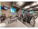 Well-equipped fitness center with modern exercise machines, free weights, and bright windows for a refreshing workout at 135 E Harmon Ave # 1703, Las Vegas, NV 89109