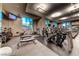 Well-equipped fitness center with modern exercise machines, free weights, and bright windows for a refreshing workout at 135 E Harmon Ave # 1703, Las Vegas, NV 89109