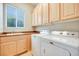 Convenient laundry room offers lots of storage and counter space at 1744 Williamsport St, Henderson, NV 89052